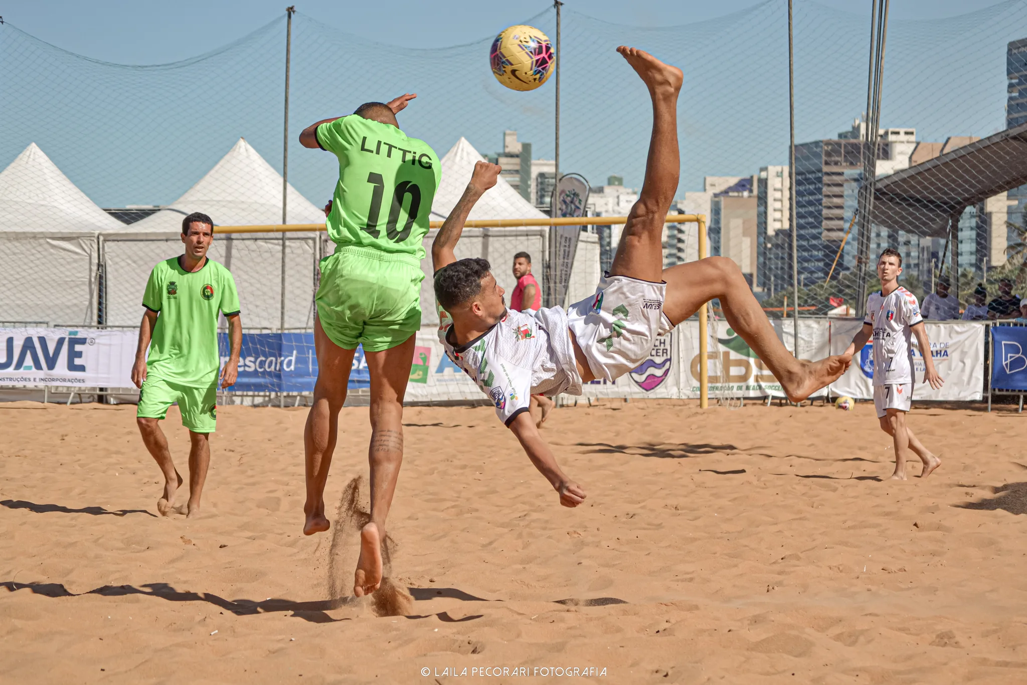 Chuva de gols é destaque na estreia do Capixabão de Seleções de Beach Soccer