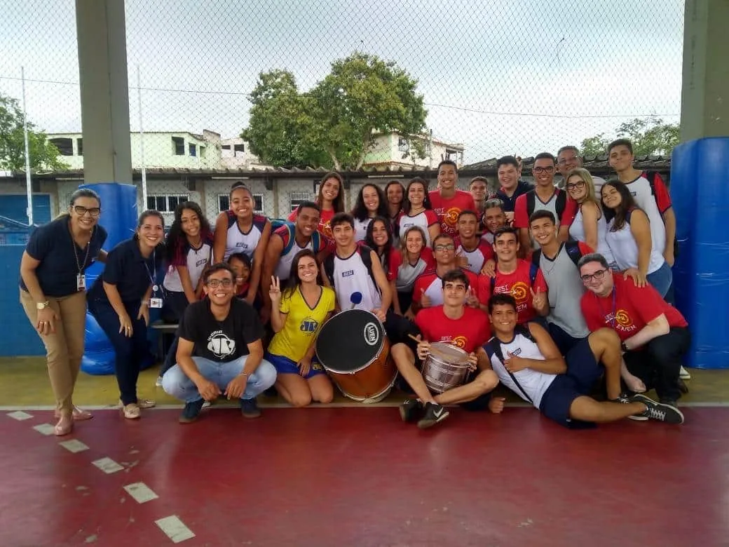 Torcida pronta e concentração total! Veja os bastidores dos Jogos Estudantis 2018