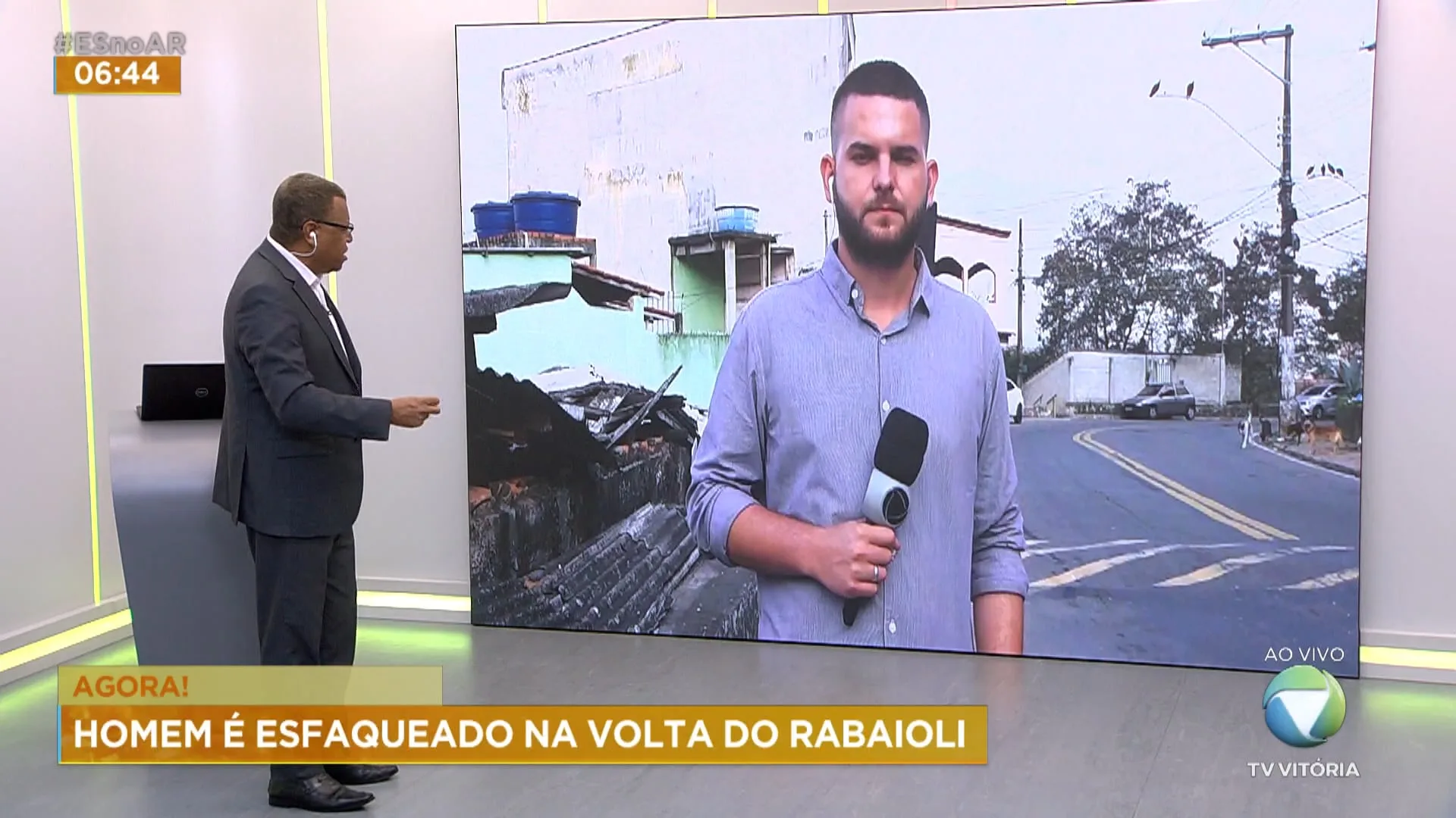 Homem é esfaqueado na volta do Rabaioli