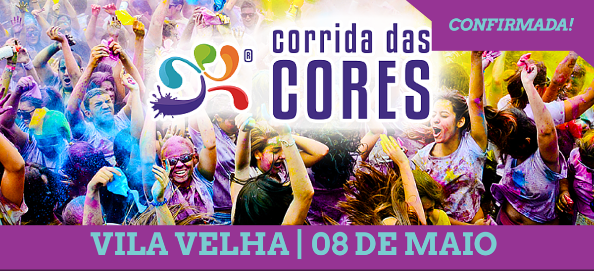 Vem aí mais uma etapa da Corrida das Cores em Vila Velha