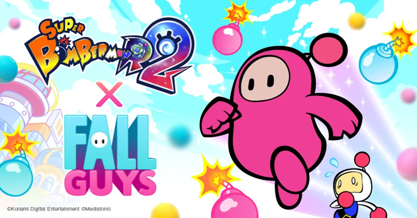 Fall Guys estão de volta para mais ação explosiva Em Super Bomberman R2