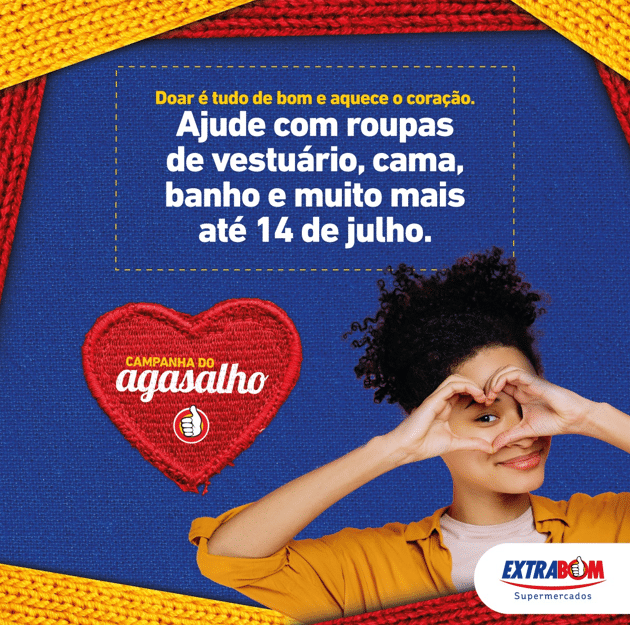 Rede Extrabom realiza Campanha do Agasalho 2024: “Doar é tudo de bom e aquece o coração” Rede Extrabom realiza Campanha do Agasalho 2024: “Doar é tudo de bom e aquece o coração”