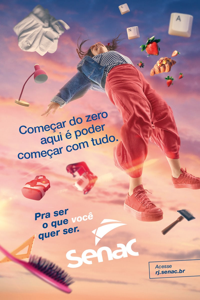 Senac RJ lança campanha criada pela Binder para divulgar seu novo posicionamento