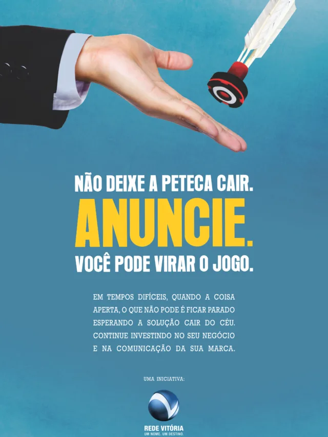 Não deixe a peteca cair na campanha da Rede Vitória