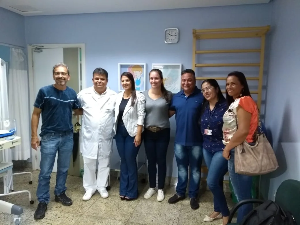 Representantes do HFA recebem visita de vereadores em Guarapari