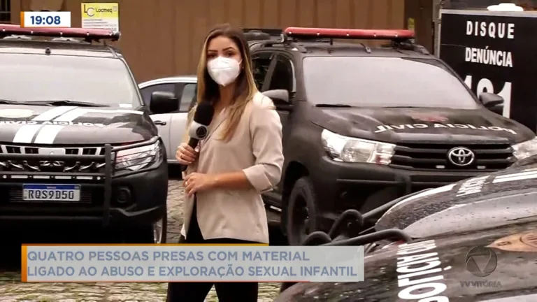 Quatro homens são presos suspeitos de abuso e exploração sexual de crianças