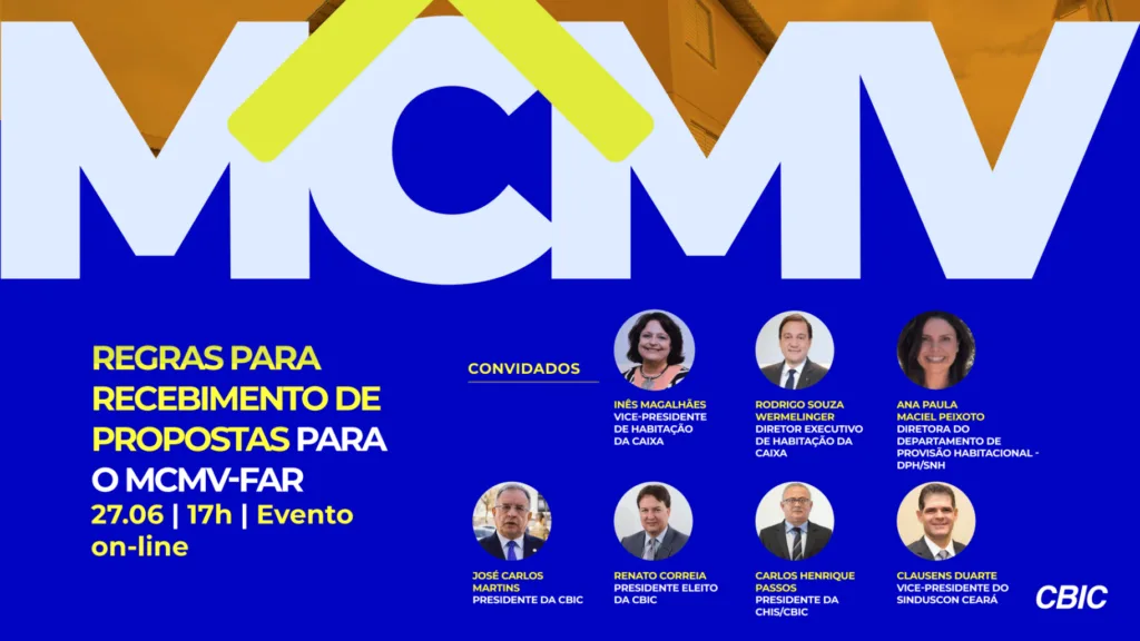 Debate novas regras de recebimento de propostas para MCMV-FAR