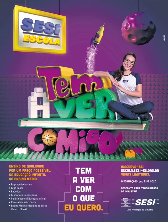 Aquatro assina nova campanha para o SESI Escola