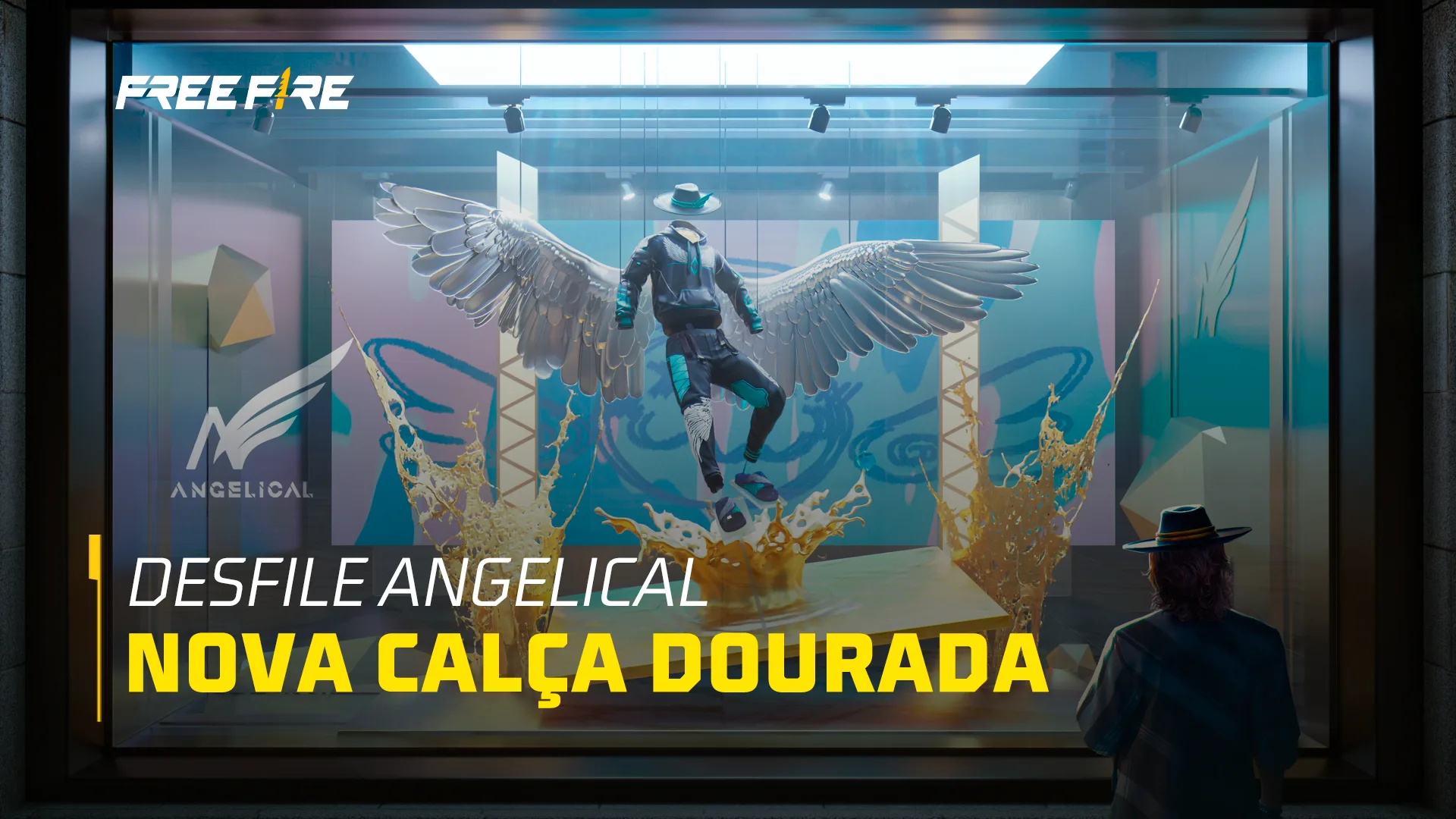 Nova coleção de itens angelicais chega ao Free Fire