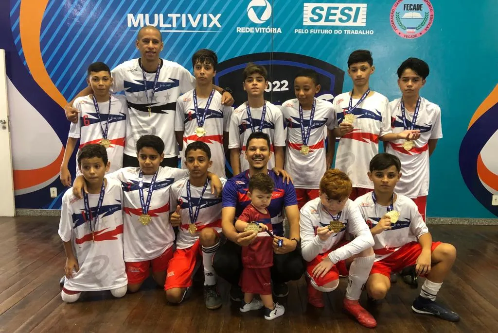 Escola São Camilo de Lellis venceu a disputa pela medalha de ouro do futsal infantil masculino