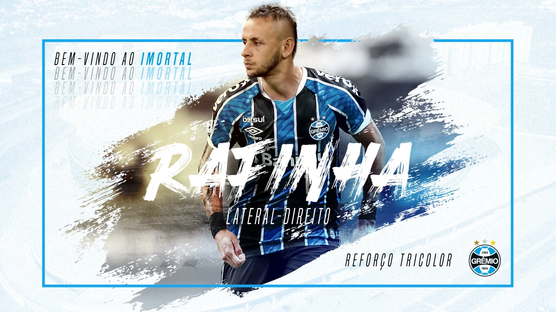 Após goleada, direção do Grêmio anuncia a contratação do lateral-direito Rafinha