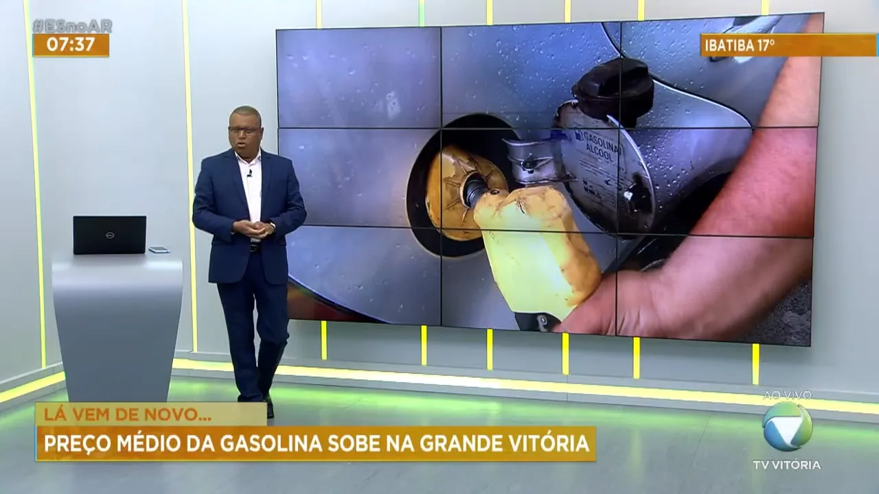 Preço médio da gasolina sobe na Grande Vitória