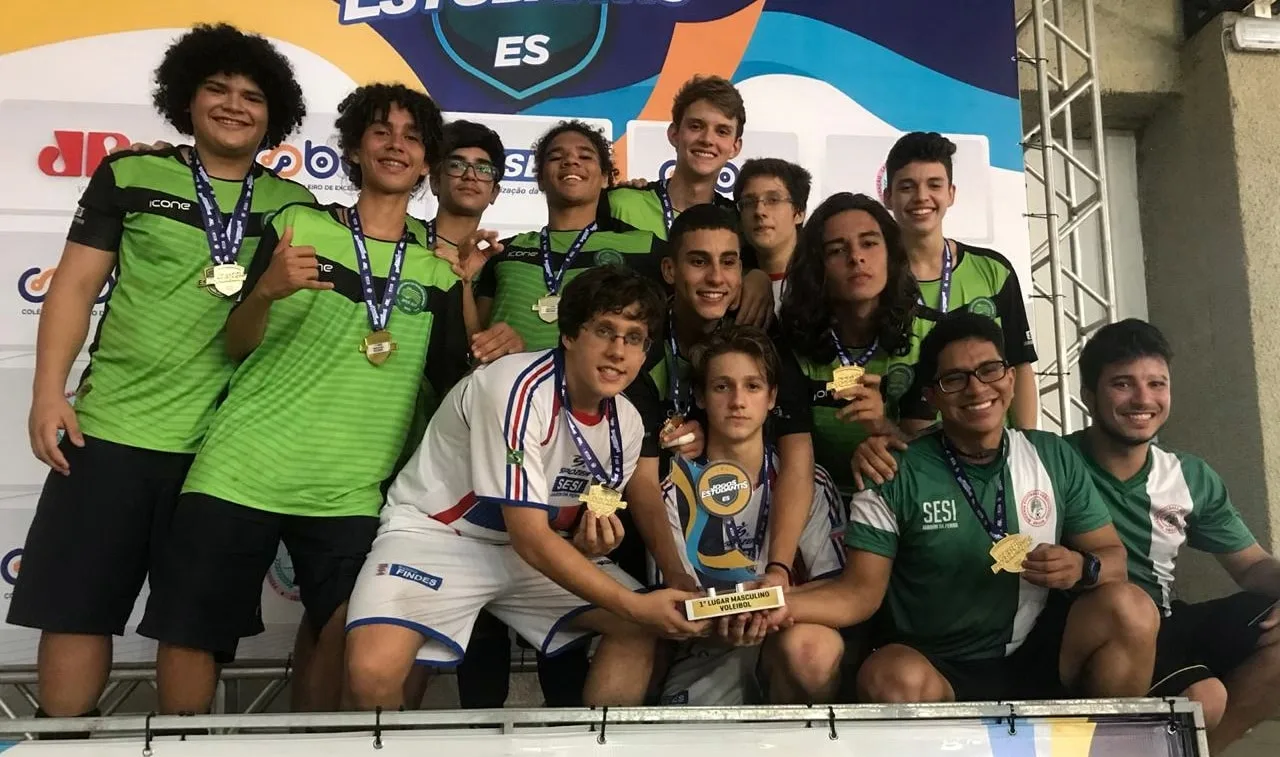 Sesi de Jardim da Penha é ouro no voleibol masculino sub-16