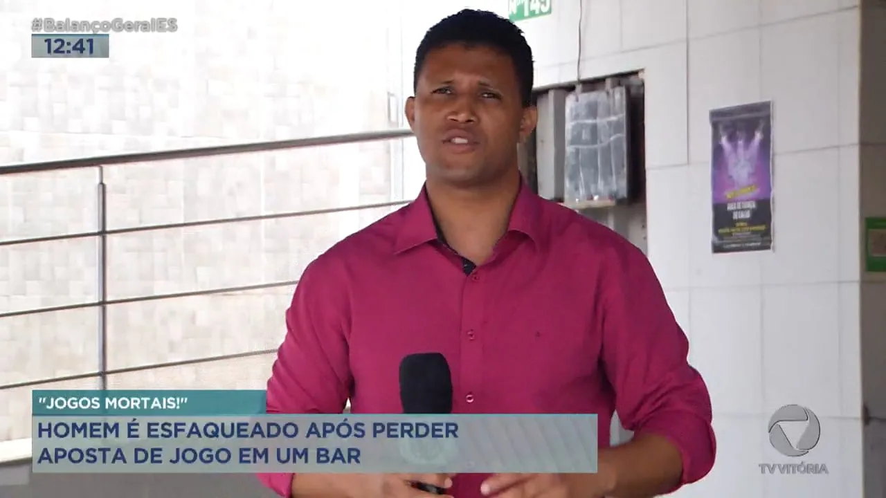 Aposta em bar termina com um homem esfaqueado em Cariacica