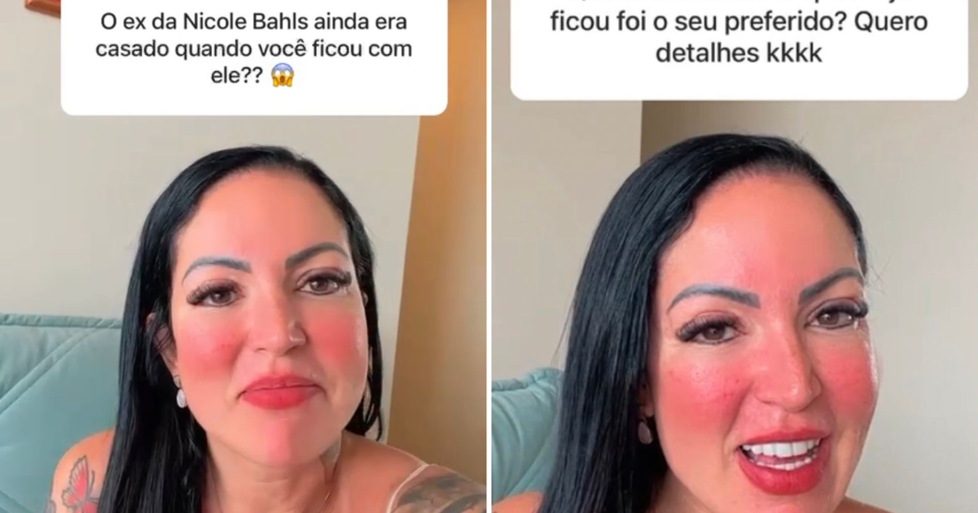 Atriz pornô diz que namorou ex de Vera Fischer e de Nicole Bahls: "Era casado"