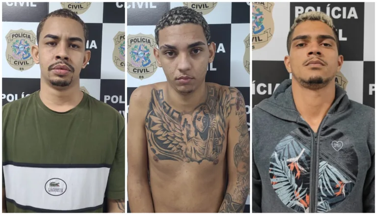 VÍDEO | "Justiceiros do tráfico" suspeitos de matar homem na Serra são presos