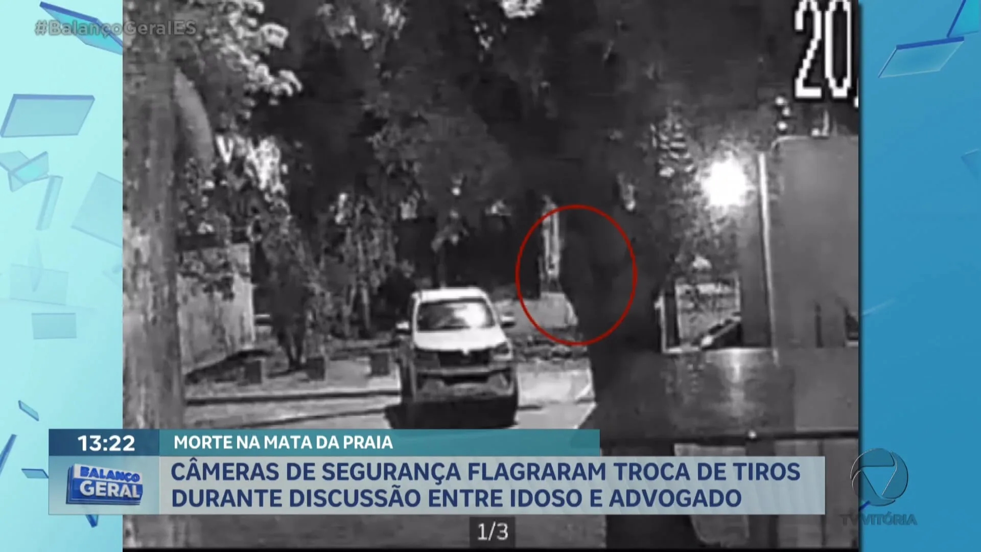 Câmeras de segurança flagram disparos de arma durante discussão