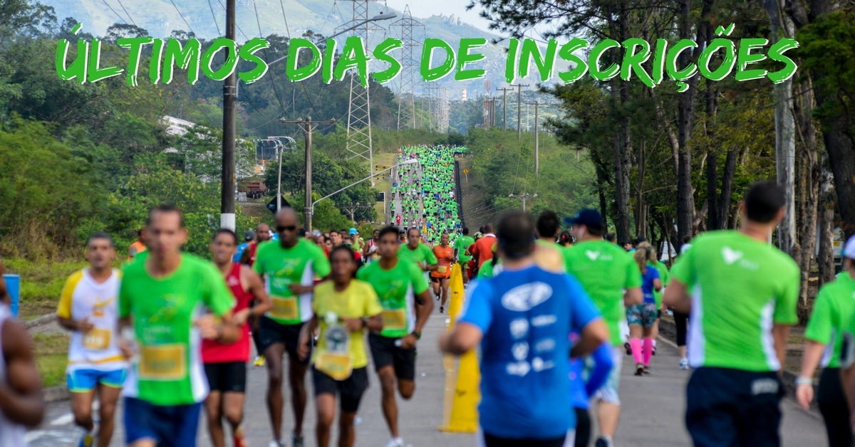 Não fique de fora! Últimos dias de inscrições da Corrida Vale