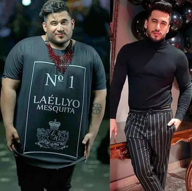 Influencer exibe fotos e choca com antes e depois de emagrecer 70 kg