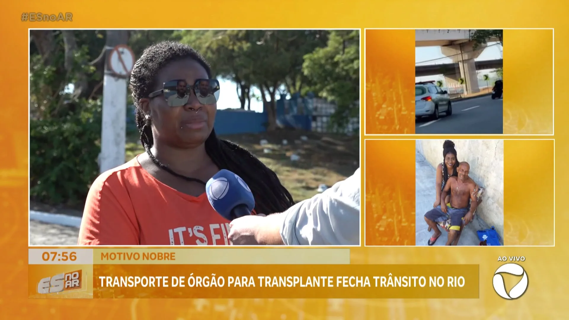 Transporte de órgão para transplante fecha trânsito no Rio