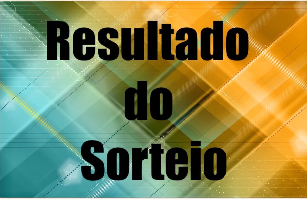 Resultado do sorteio