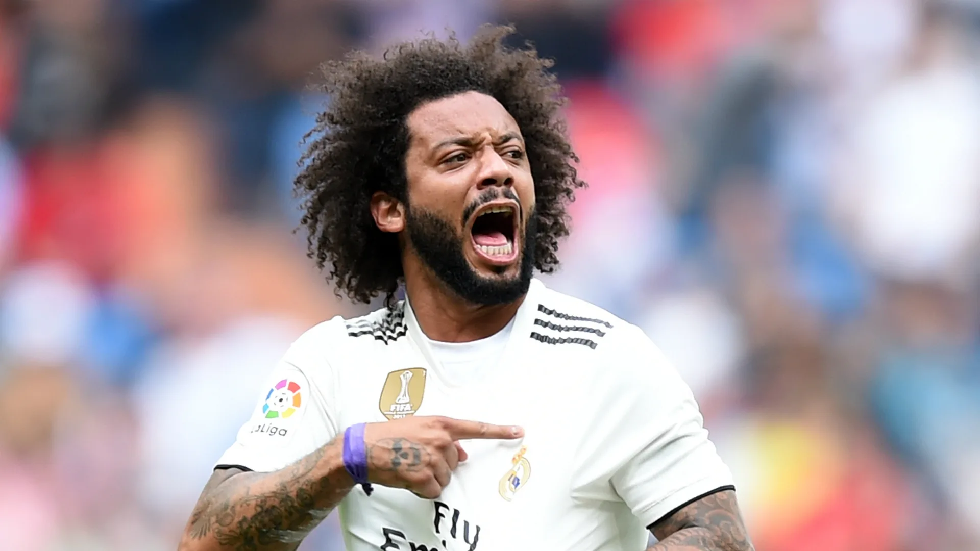 MADRID, SPAIN – OCTOBER 20: during the La Liga match between Real Madrid CF and Levante UD at Estadio Santiago Bernabeu on October 20, 2018 in Madrid, Spain. (Photo by Denis Doyle/Getty Images)