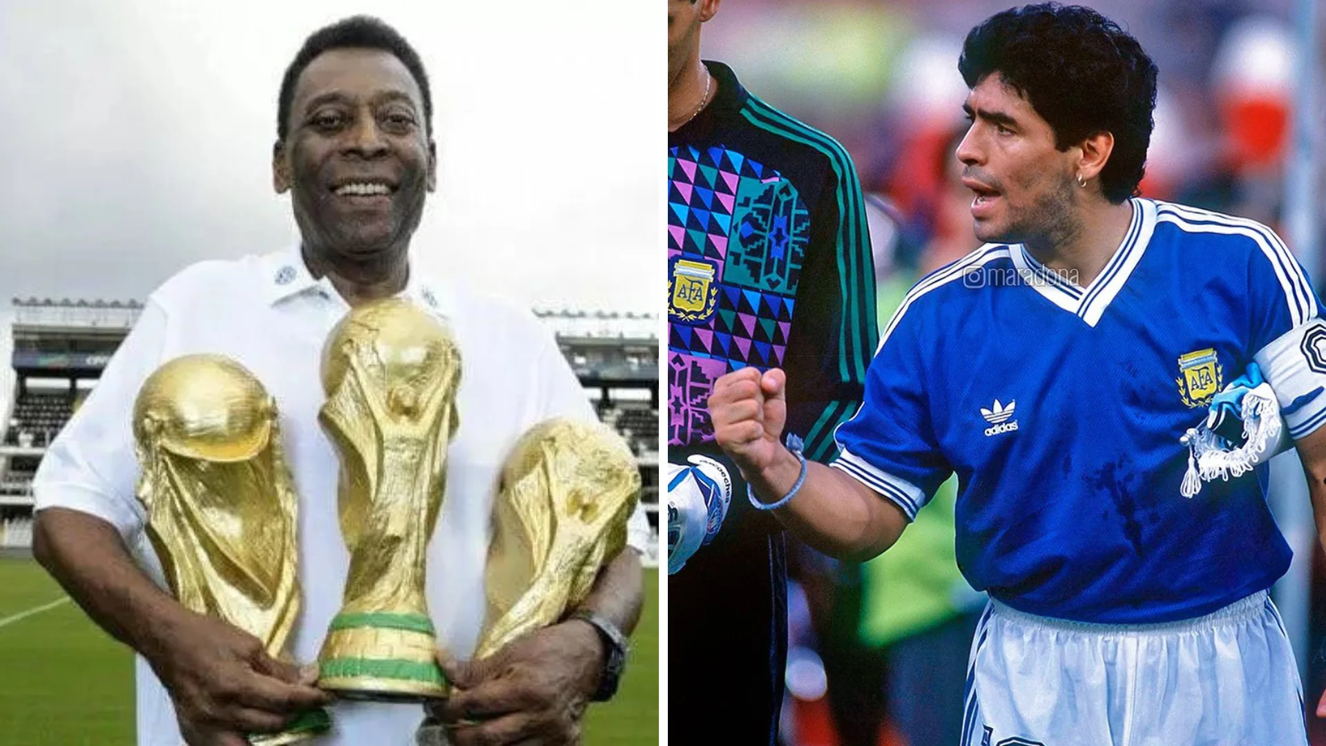 VÍDEO | Veja a música que Pelé fez em homenagem a Maradona