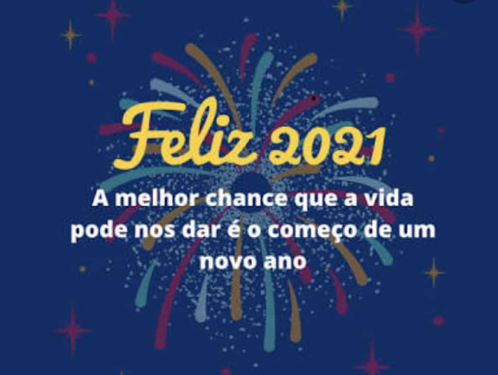 Feliz Ano Novo ! Feliz 2021
