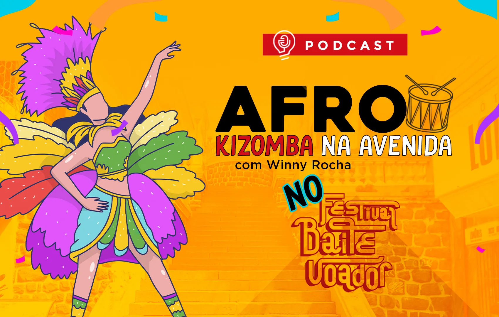 Carnaval: Podcast Afro Kizomba vai trazer bastidores do Baile Voador