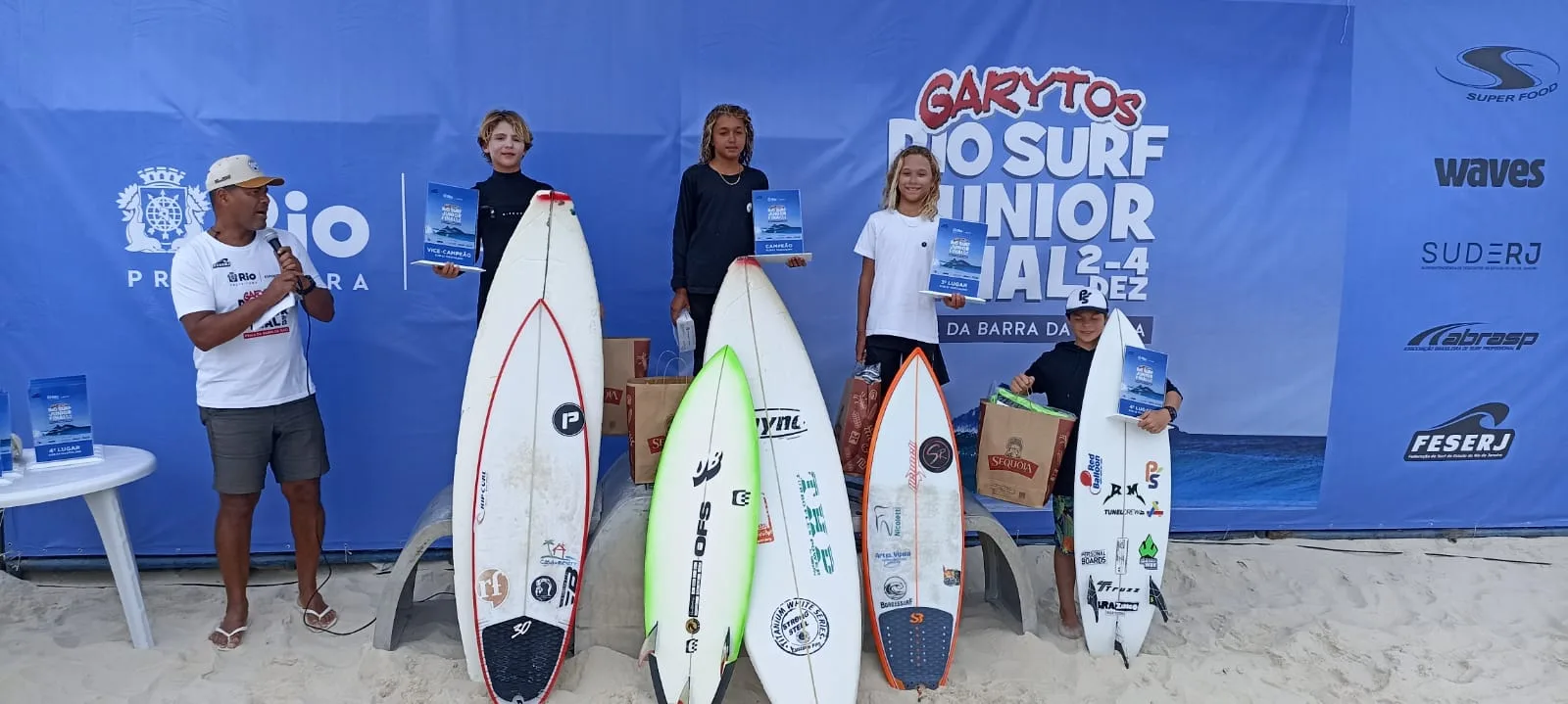 Capixaba Eric Grattz conquista o segundo lugar no Campeonato de Surf Carioca