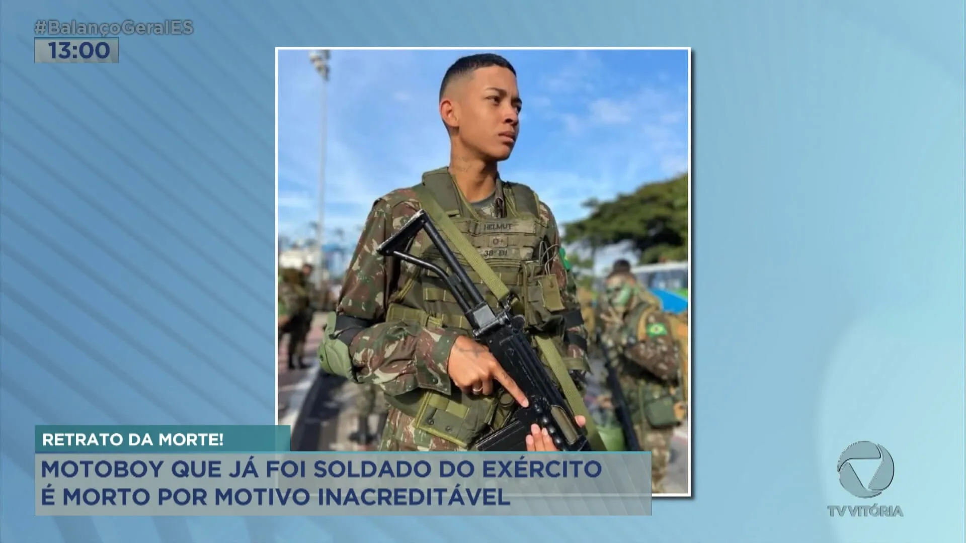 Motoboy que já foi sodado do exército é morto por motivo inacreditável