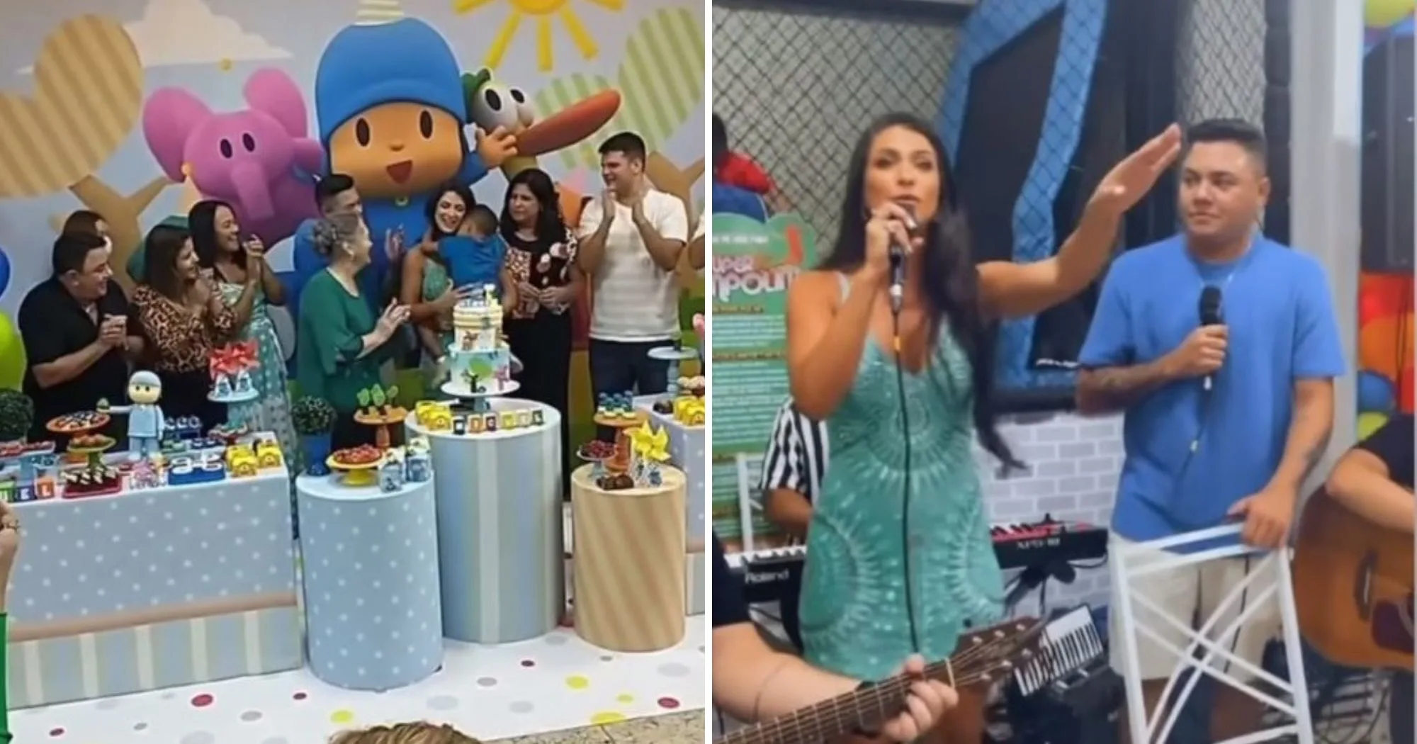 VÍDEO | Filho de Felipe Araújo e Carol Marchezi ganha festa de 3 anos no ES