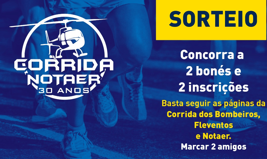 Corrida Notaer 30 Anos sorteia inscrições e bonés