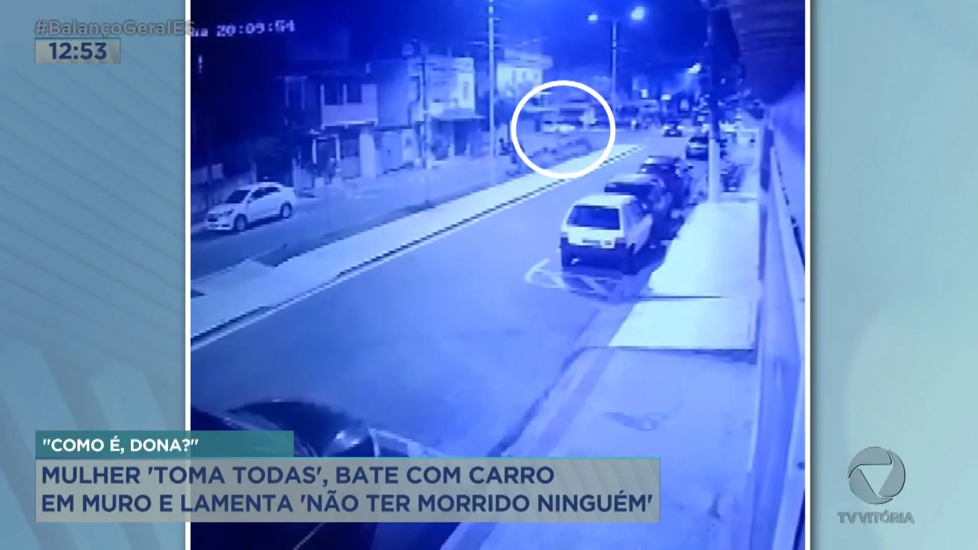 Mulher é detida após acidente com carro na Serra