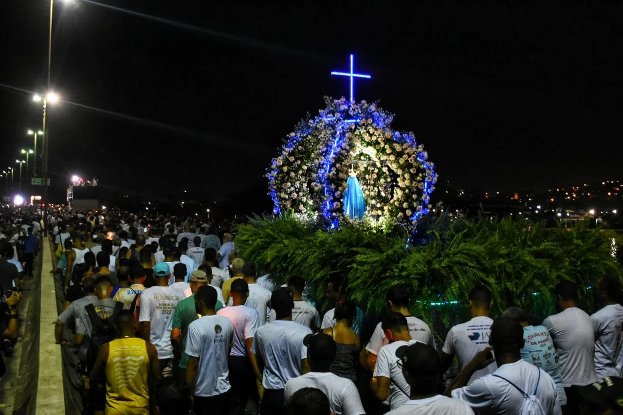 Festa da Penha: Romaria dos Homens deve reunir 1 milhão de fiéis neste sábado