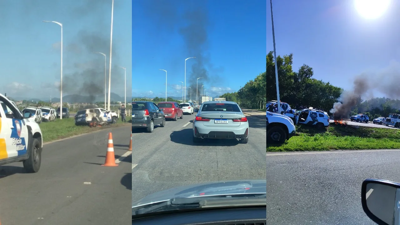 VÍDEO | PMs ficam feridos após viatura bater durante perseguição em Vila Velha