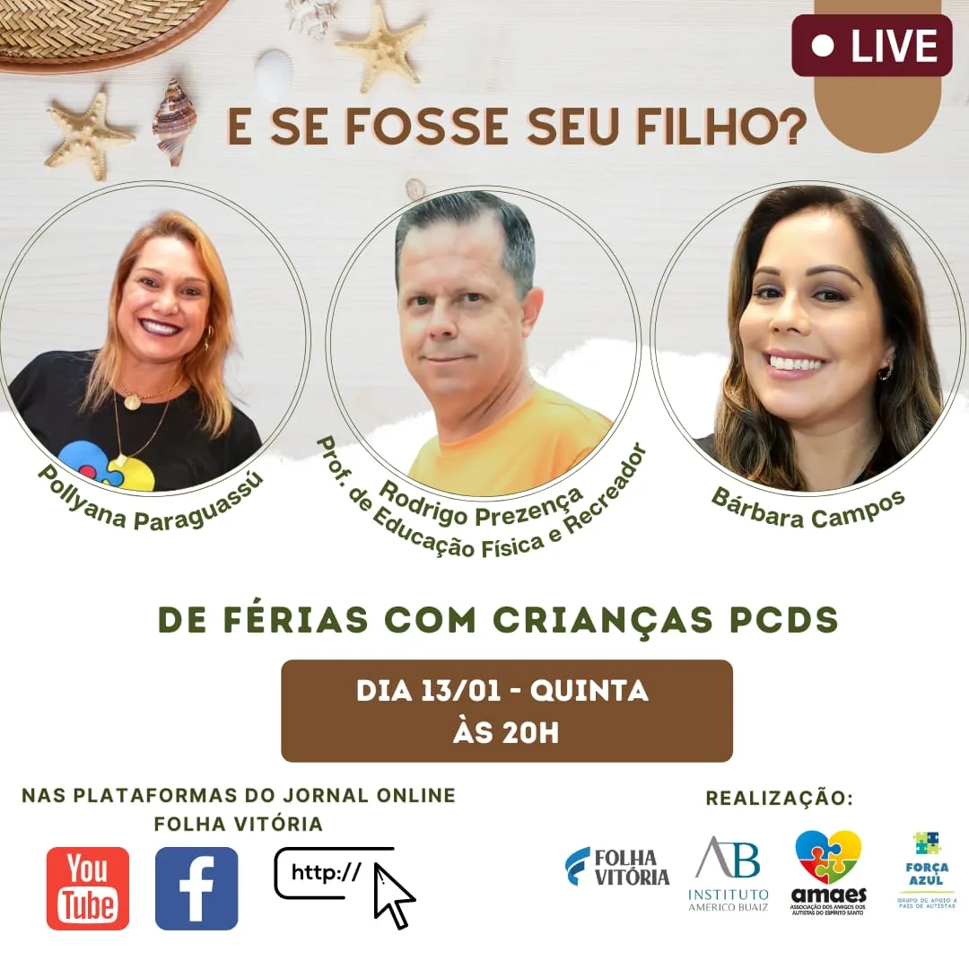 Como aproveitar as férias com crianças com deficiência? Live desta quinta traz dicas