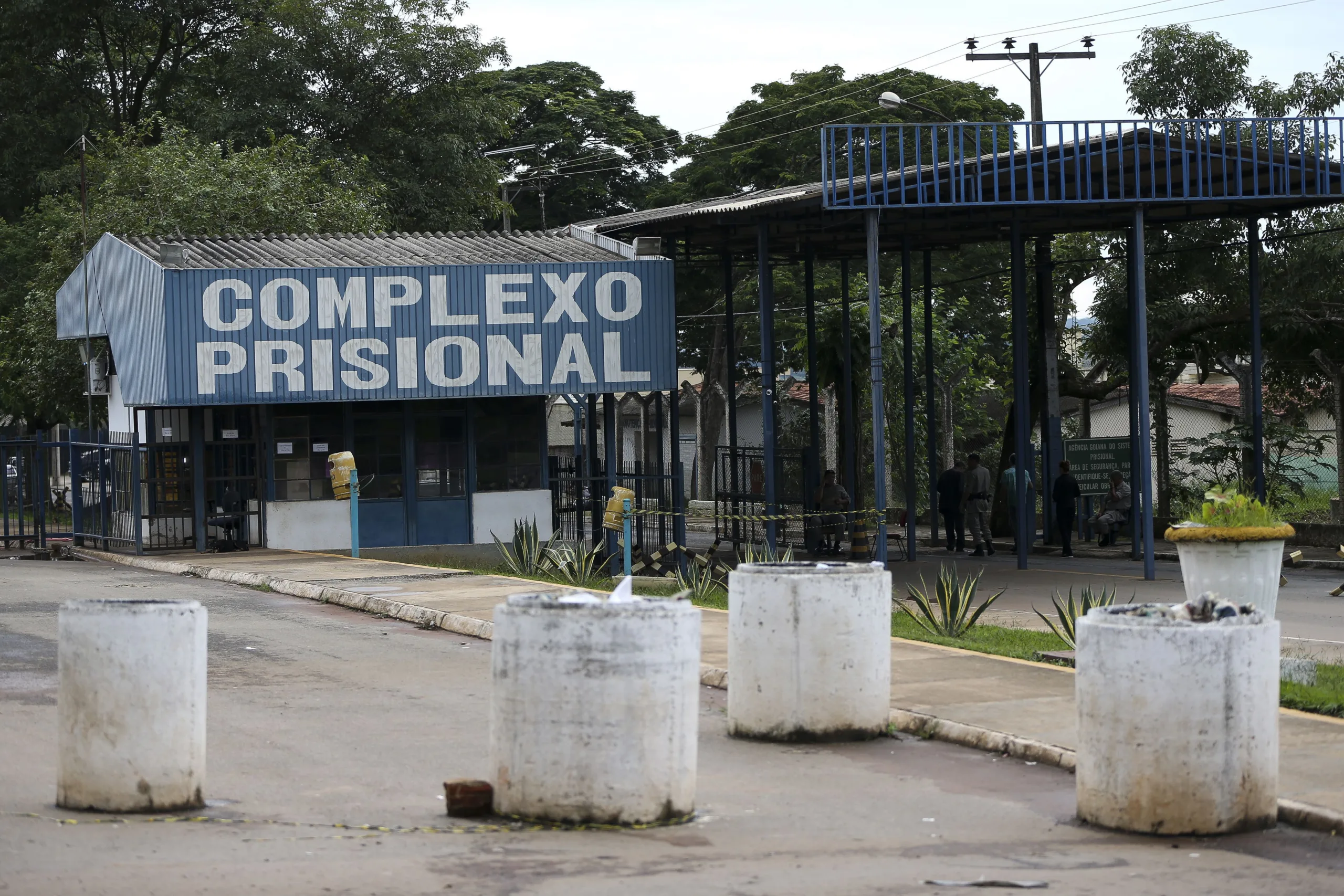 08/01/2018- Aparecida de Goiânia (GO) -Entrada do Complexo Prisional Odenir Guimarães, em Aparecida de Goiânia Foto: Marcelo Camargo/Agência Brasil