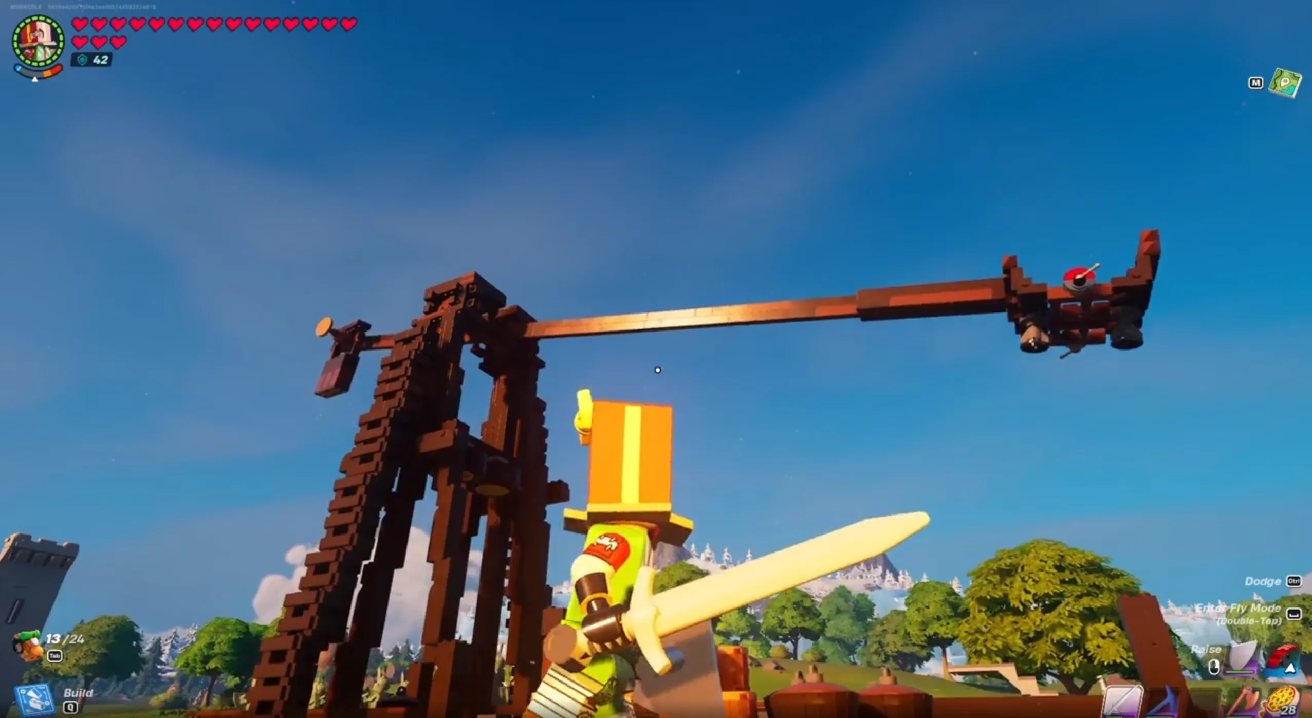 Fortnite LEGO: Jogador descobre como criar uma catapulta