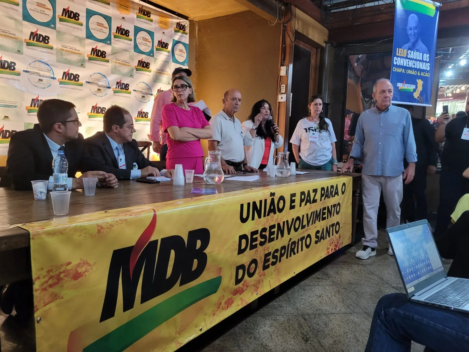 Eleição no MDB empata e decisão entre Lelo e Rose vai para Brasília