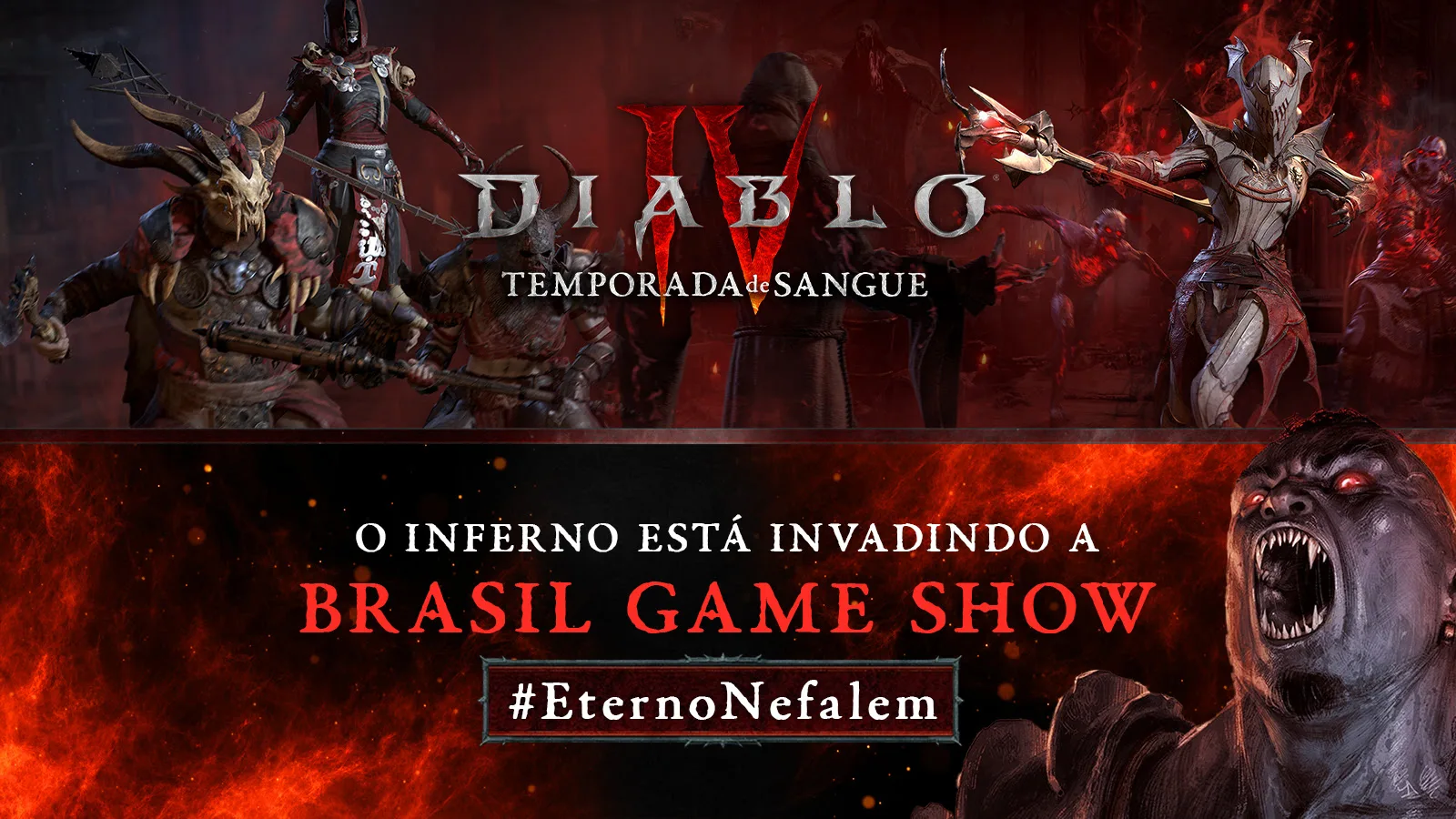 Diablo IV promove ação de flash tattoos durante BGS 2023, em parceria com estúdio Black Nimbus