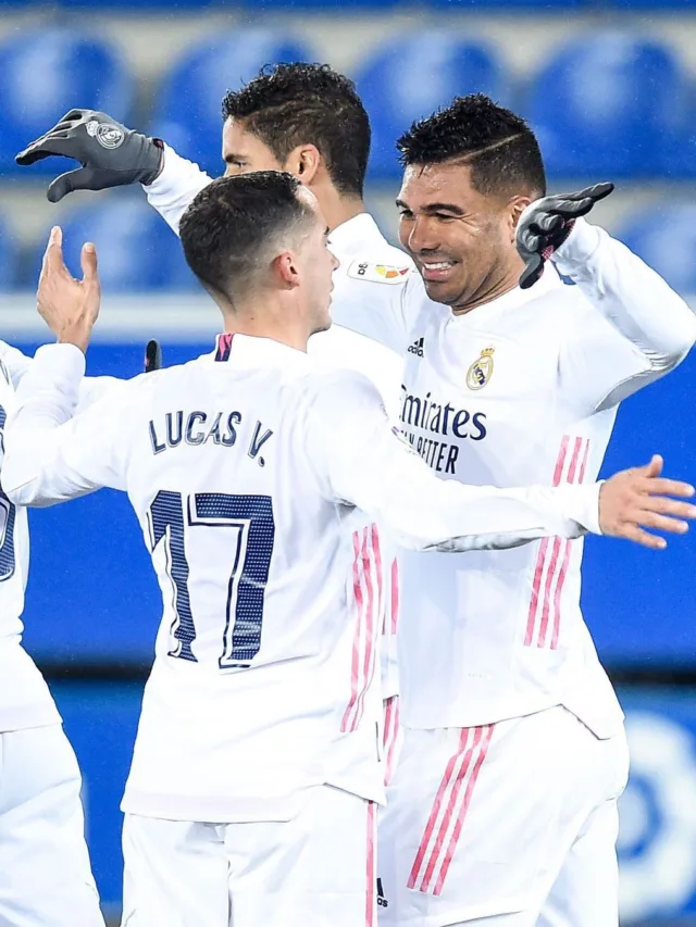 Com gols de brasileiros, Real vence e segue na cola do líder Atlético de Madrid