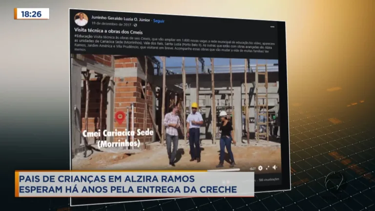 Creche é esperada há anos em bairro de Cariacica