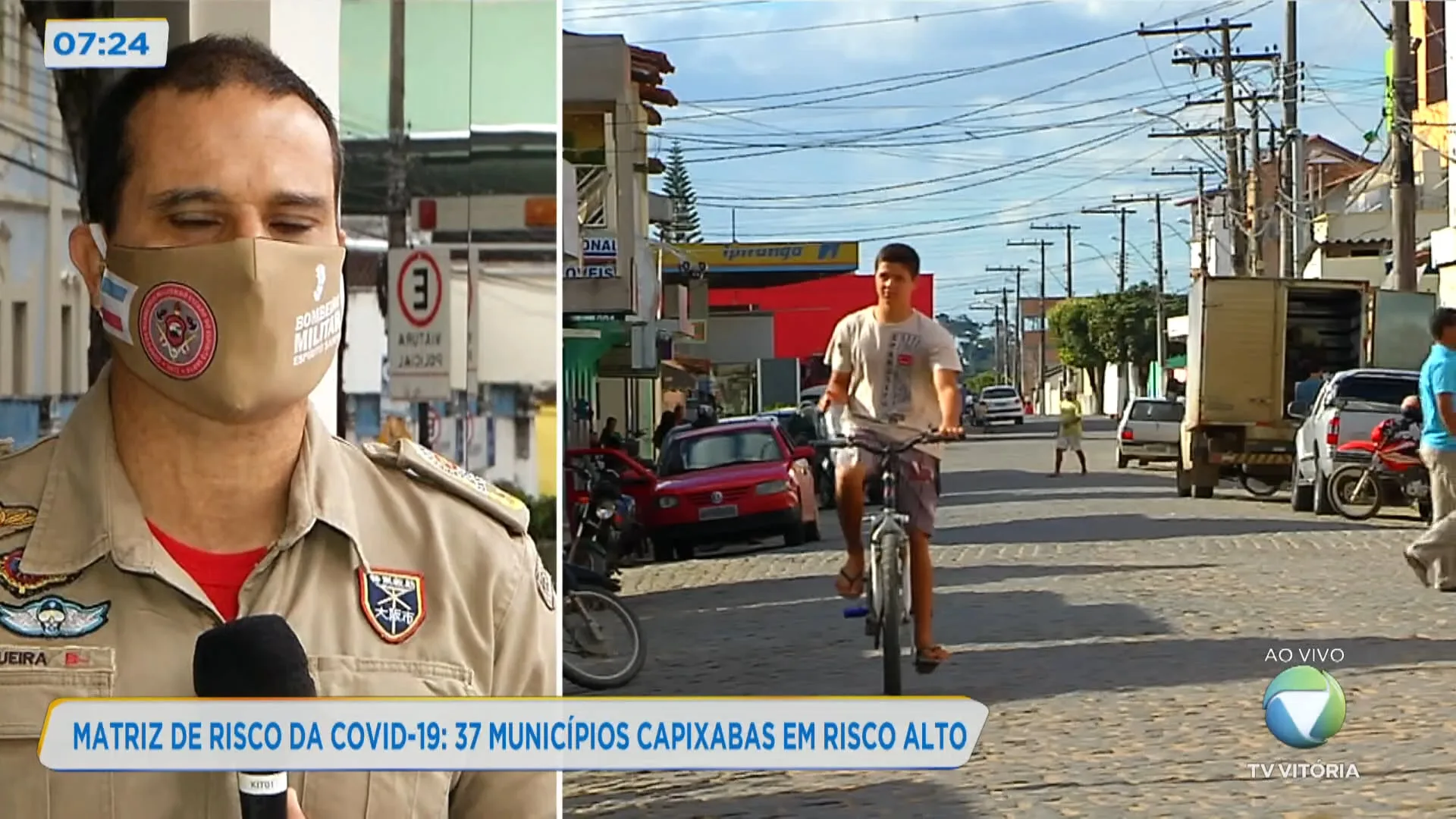 Matriz de risco da Covid-19: 37 municípios capixabas em risco alto