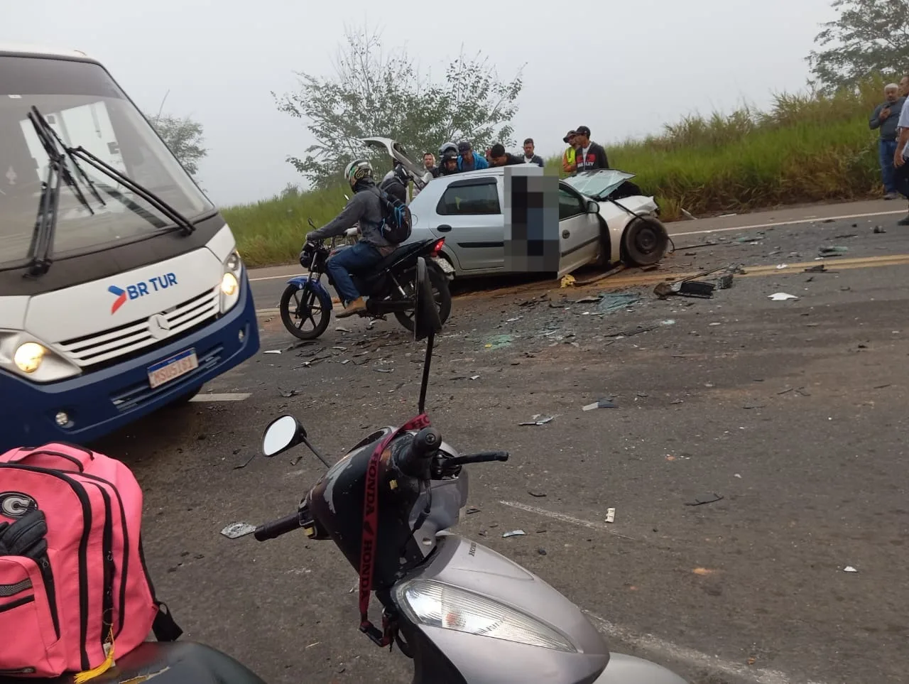 Grave acidente deixa três mortos na BR-259, em Colatina