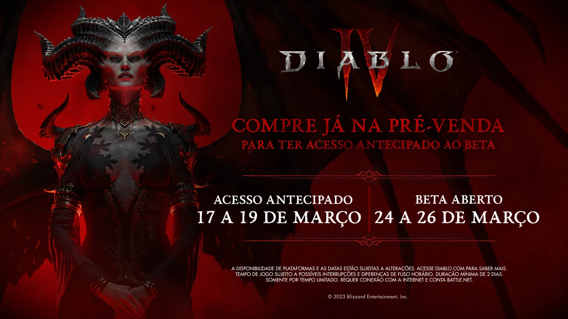 Acesso antecipado ao beta aberto de Diablo IV já começou no Brasil