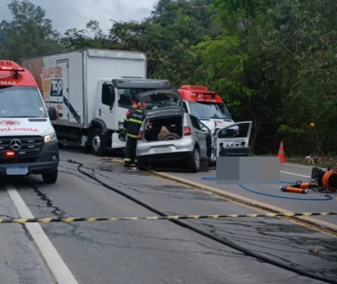 Motorista morre após grave acidente na BR-262, em Viana