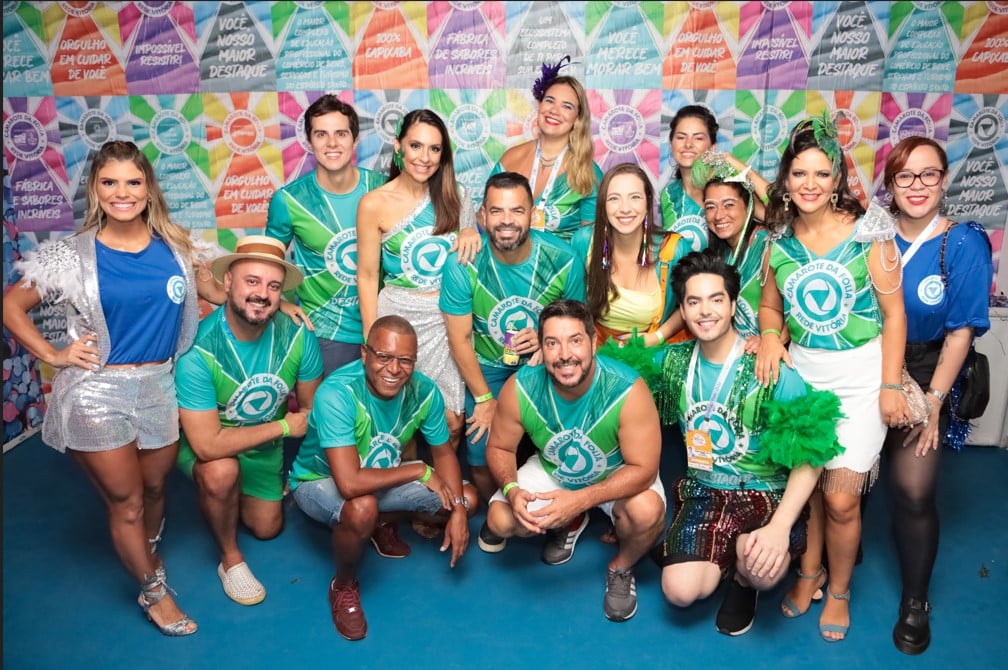 No Carnaval de Vitória 2023, o Camarote da Folia da Rede Vitória, foi o campeão