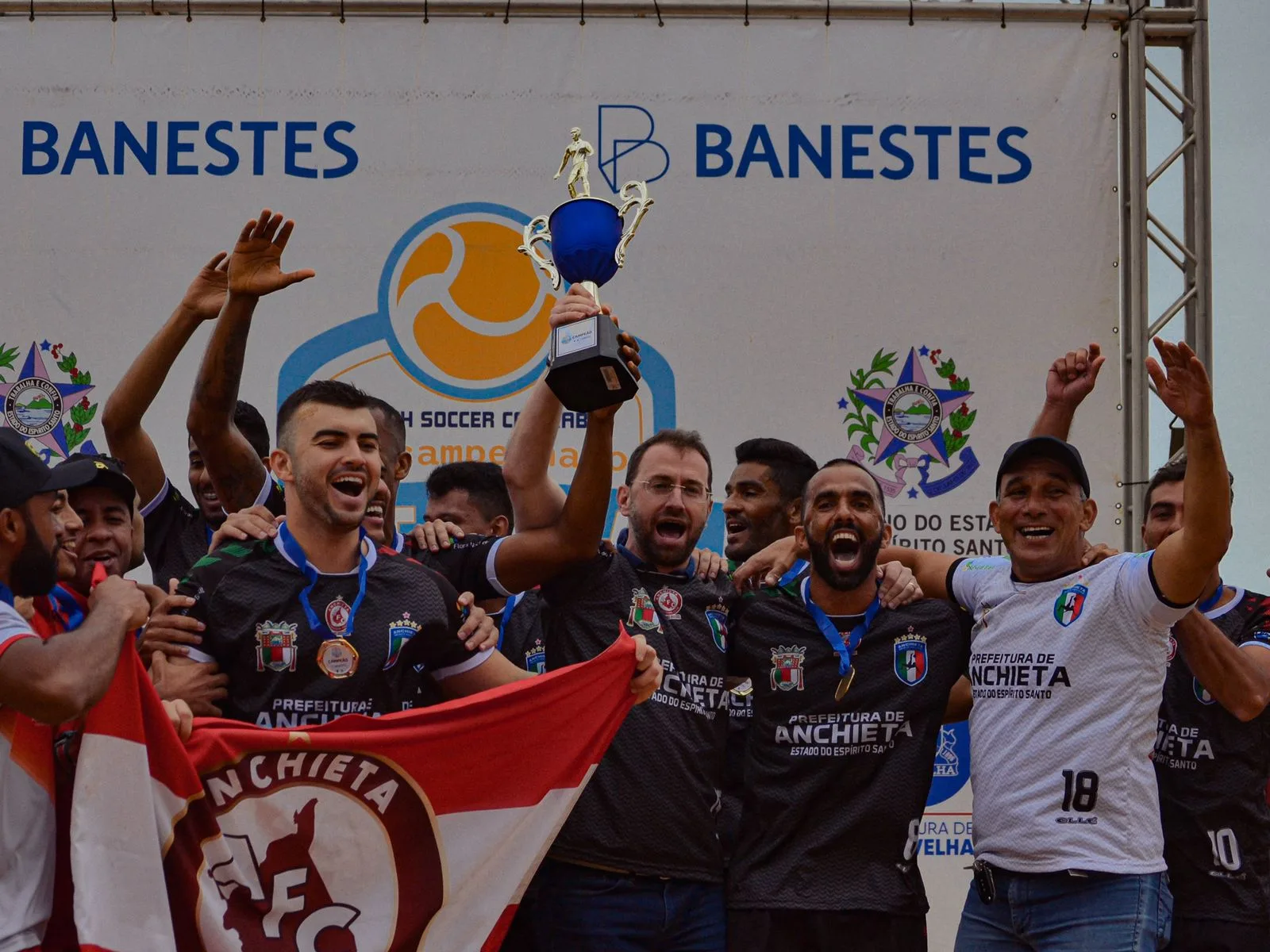 Anchieta conquista o hexacampeonato do Estadual de Beach Soccer