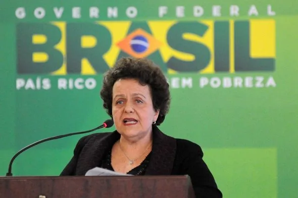 12/11/2012 Crédito: Edilson Rodrigues/CB/D.A Press. Brasil. Brasília – DF. A ministra-chefe da Secretaria de Políticas para as Mulheres, Eleonora Menicucci, discursa na cerimônia de lançamento da Campanha de Qualificação do Pronatec no Palácio do Planalto.